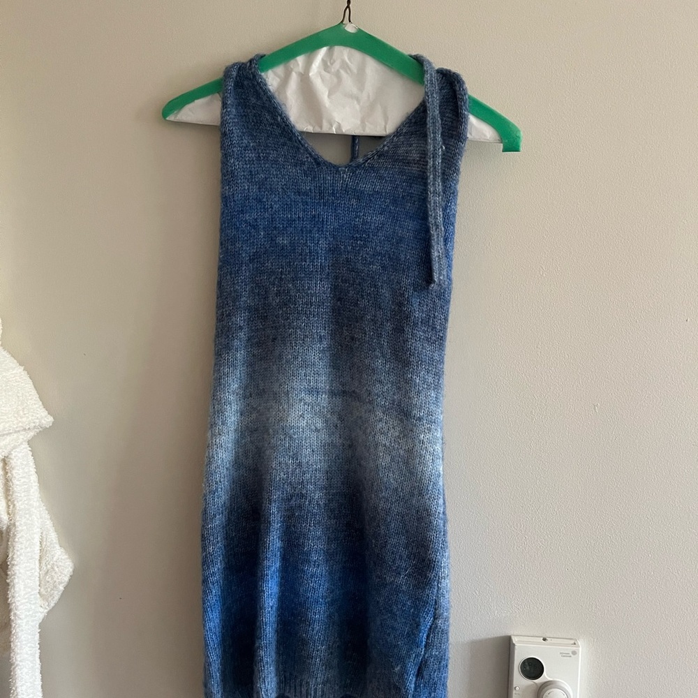 Princess polly halter sweater material dress